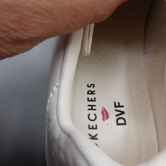 DVF Skechers Eden LX Candy Stripes Sneakers Women's 8M Off White Multi - Picture 10 of 13